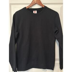 Hanes Youth EcoSmart Black Sweatshirt XL